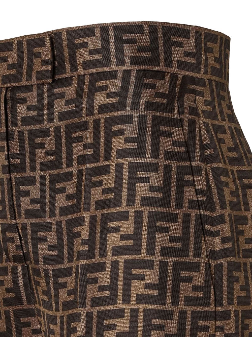 FENDI Printed Wide-Leg Pants - FW25