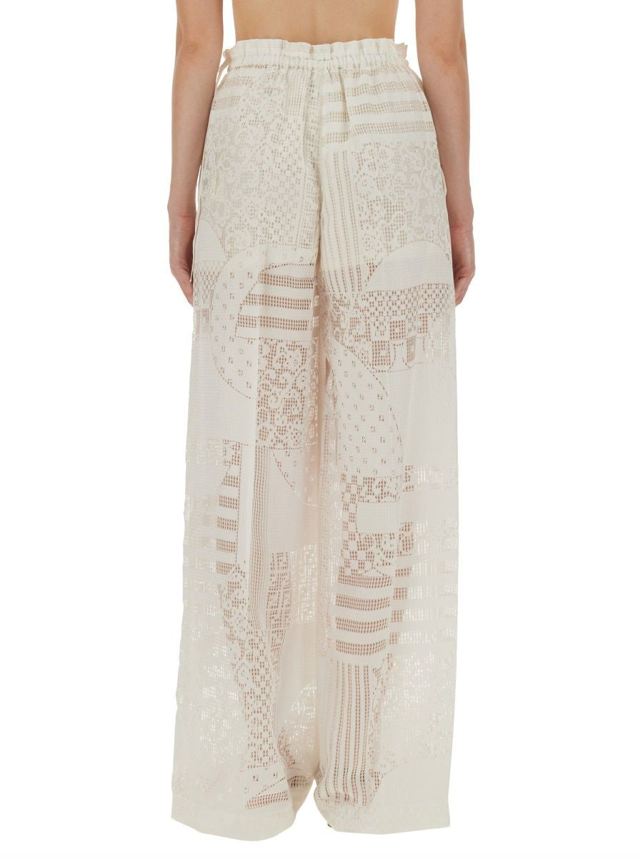 FENDI Wide-Leg Pant for Women - SS25 Collection