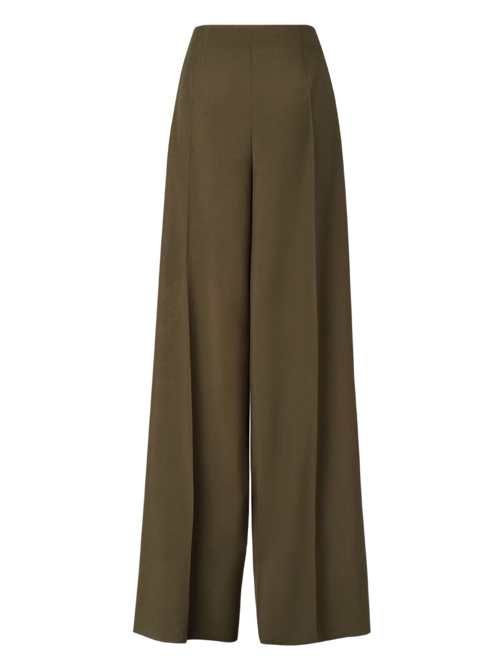 FENDI Wide-Leg Trousers with Centre-Front Pleats - High Waist