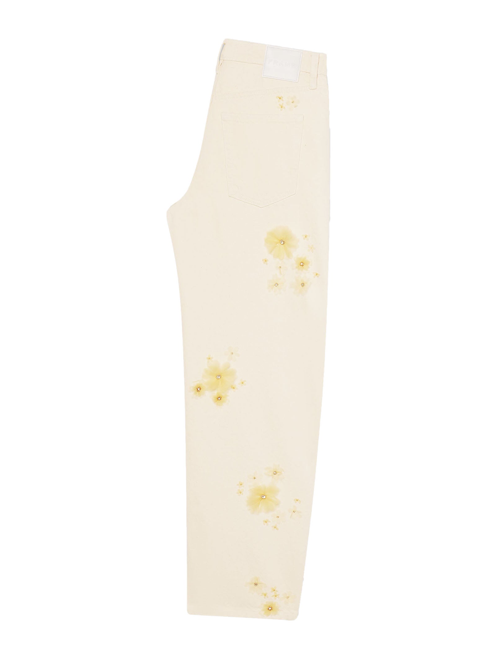 FRAME Low-Slung Barrel Jeans with Embroidery - FW25