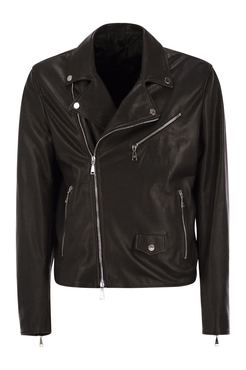 TAGLIATORE Lambskin Biker Jacket