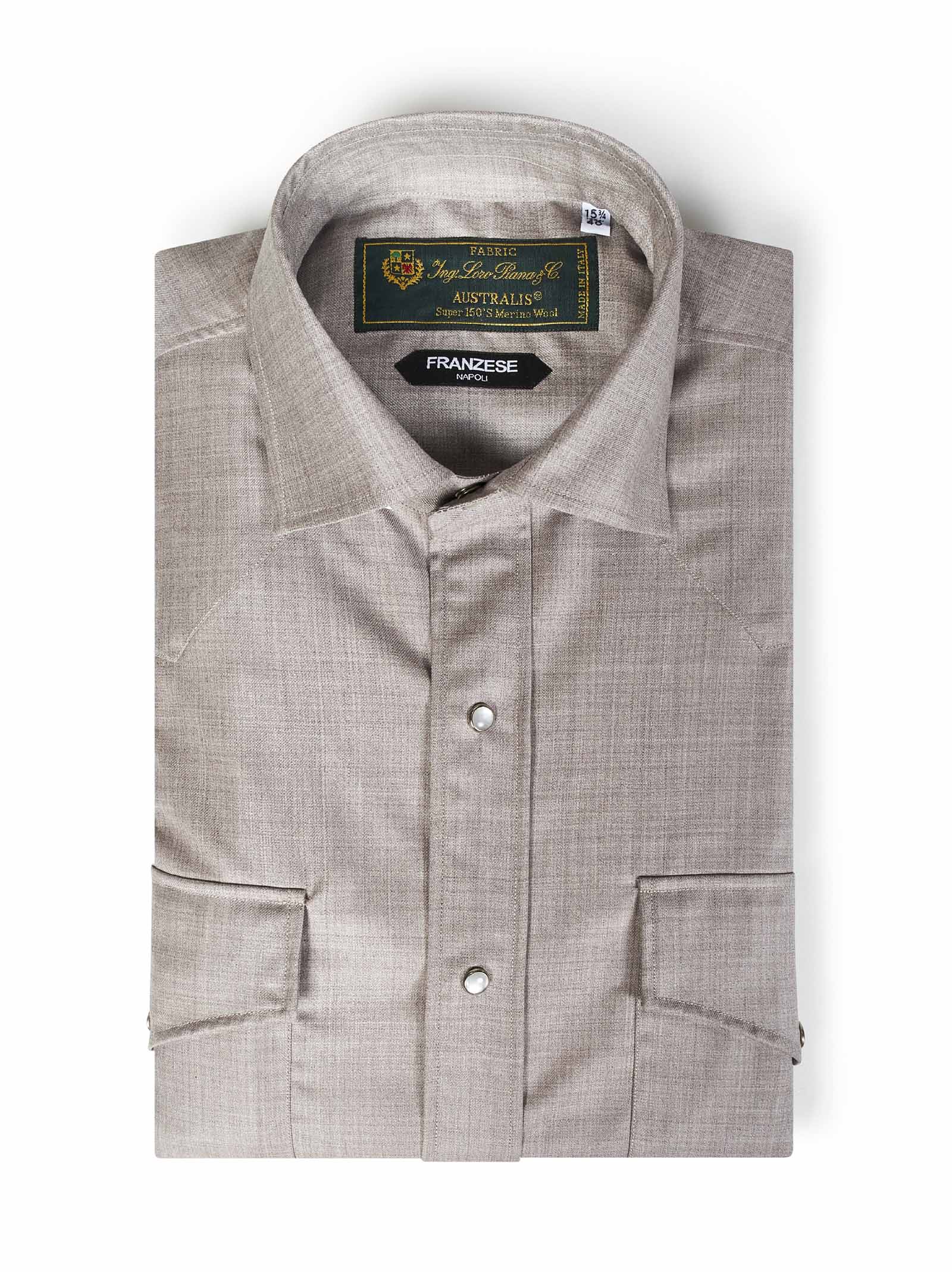 FRANZESE COLLECTION Tailored Western Shirt for Men