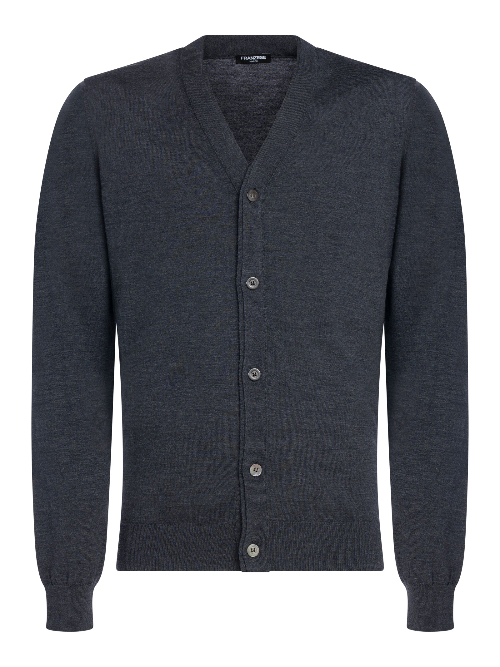 Franzese Collection Merino Wool V-Neck Cardigan