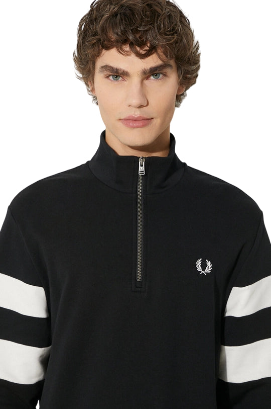 FRED PERRY Men's High Collar Comfort Hoodie
