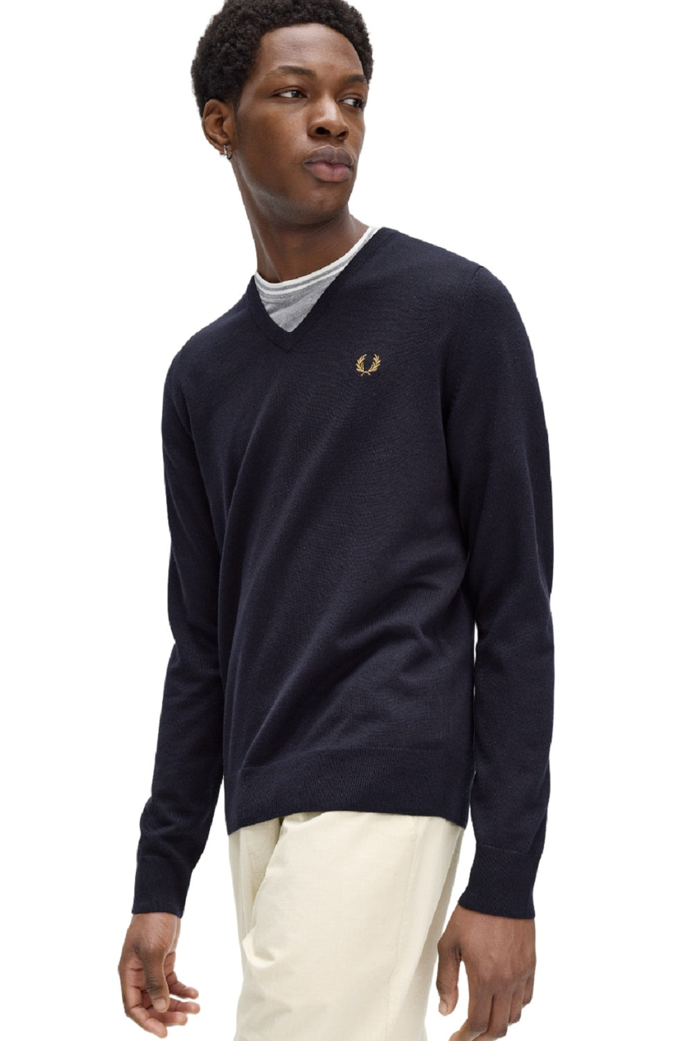 FRED PERRY Classic Pullover for Men - Fall Winter 24/25