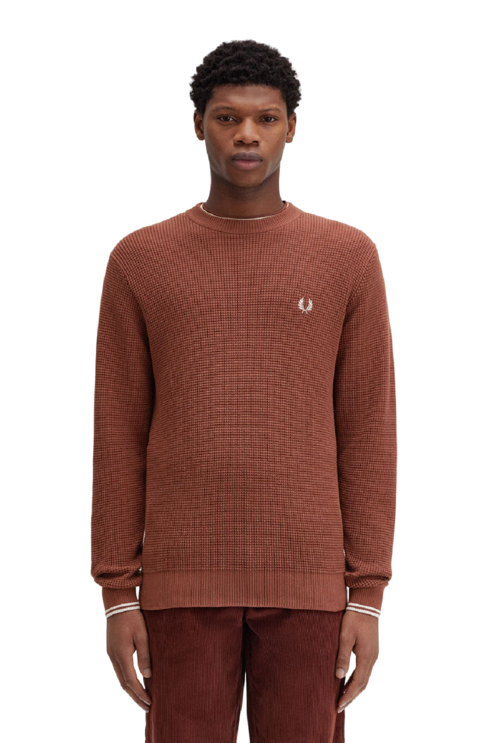 FRED PERRY Classic Crew Neck Sweater - Men