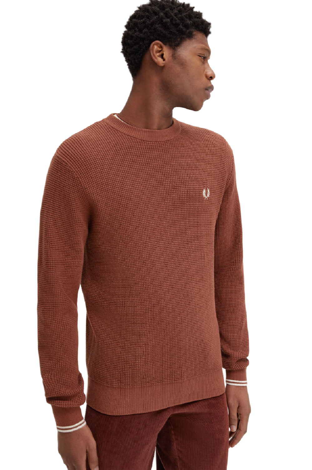 FRED PERRY Classic Crew Neck Sweater - Men