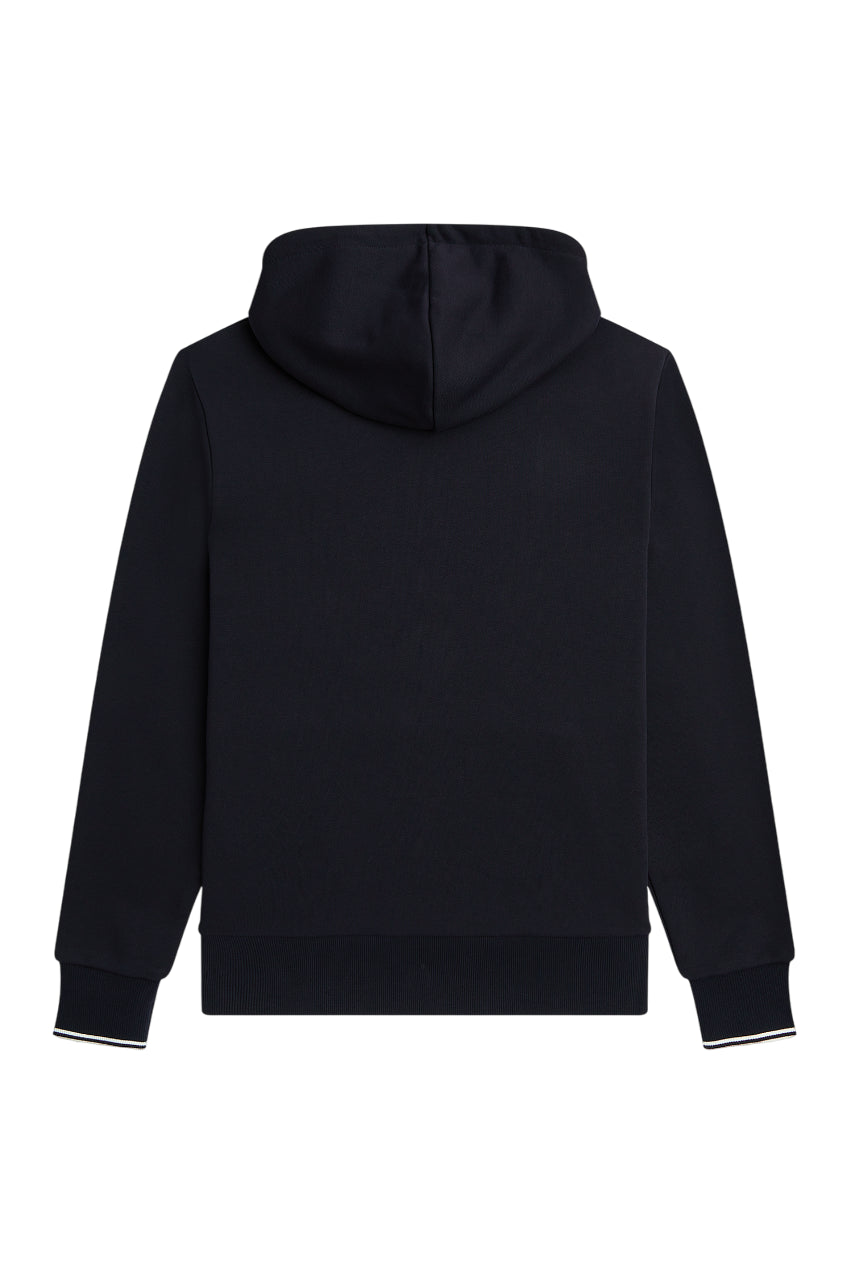 FRED PERRY Classic Regular Fit Hoodie with Unique Cuffs - Size M