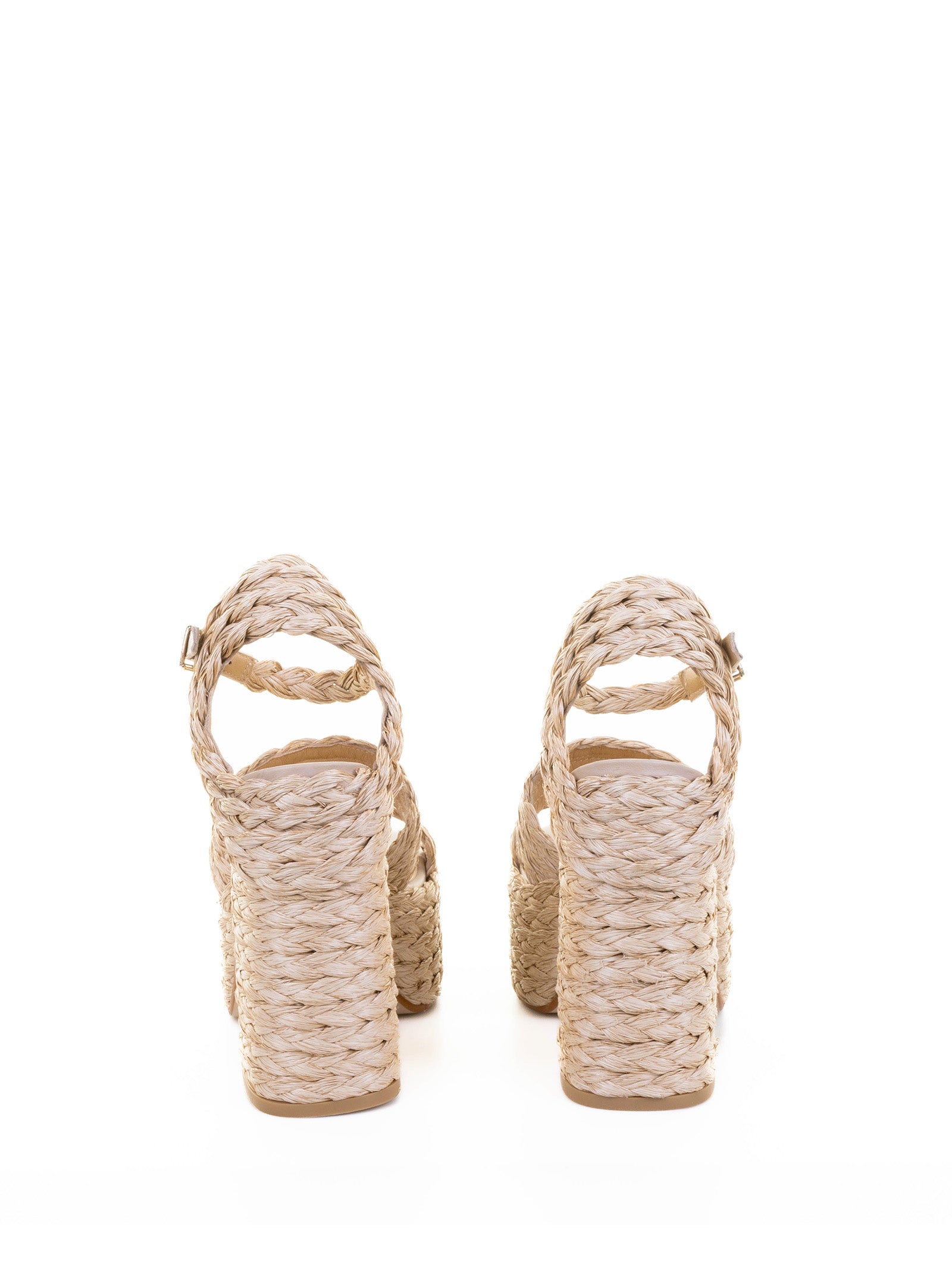 CASTAÑER Strappy Raffia Sandals