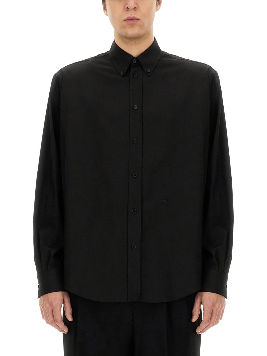 FENDI Tailormade Wool Shirt - Size 40