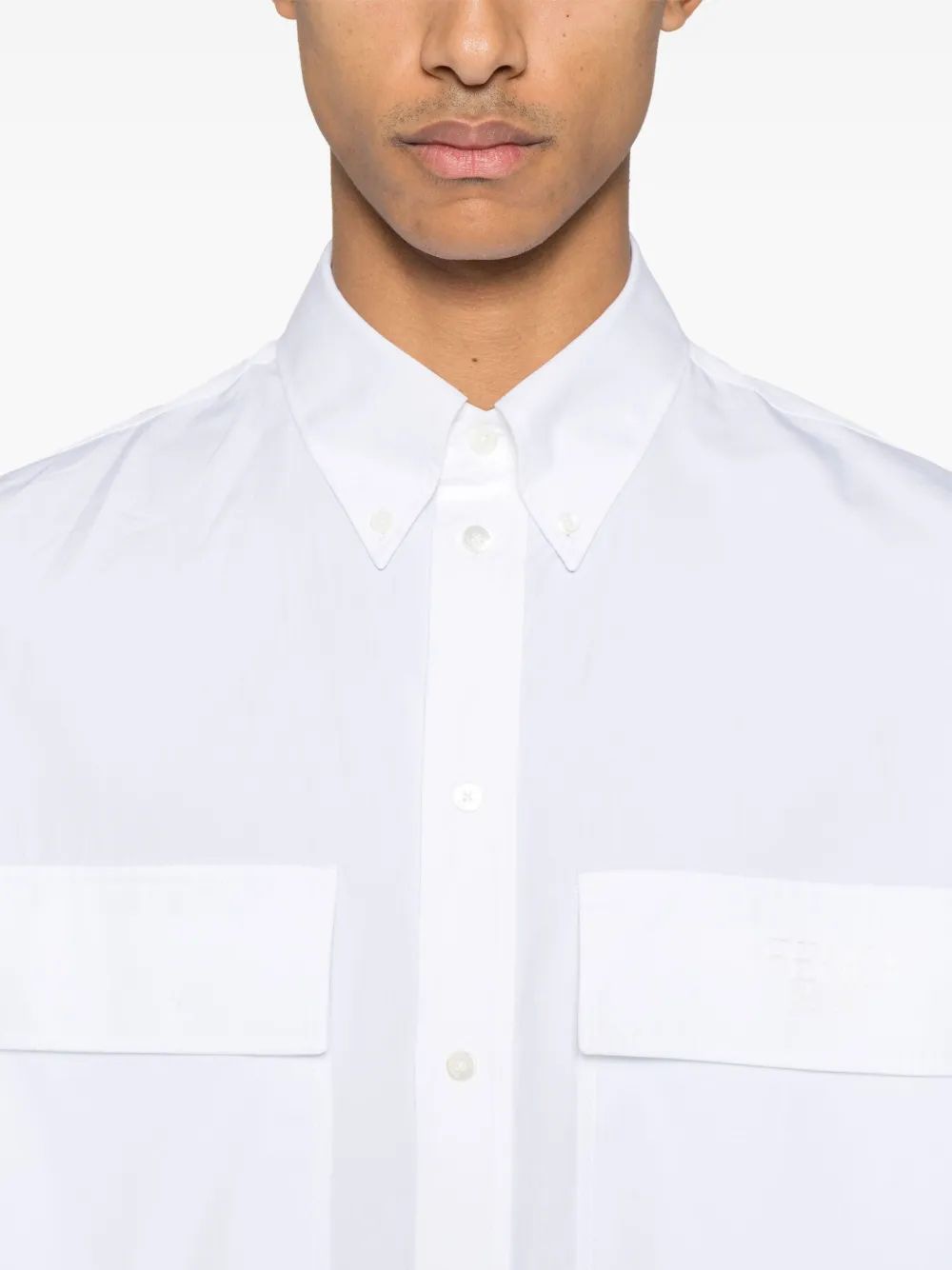 FENDI Classic Heavy Cotton Poplin Shirt for Men