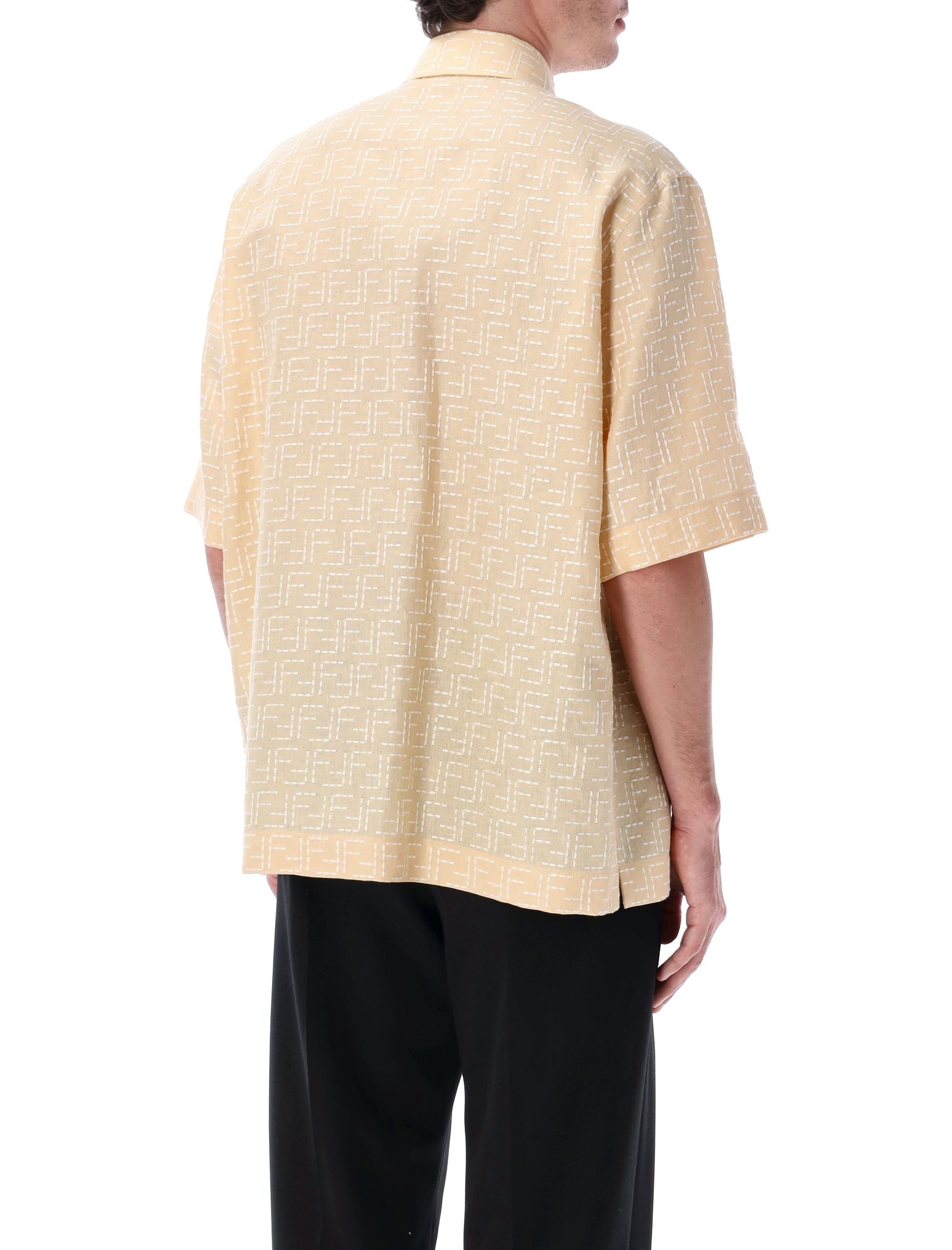 FENDI Oversized FF Jacquard Shirt - Size M