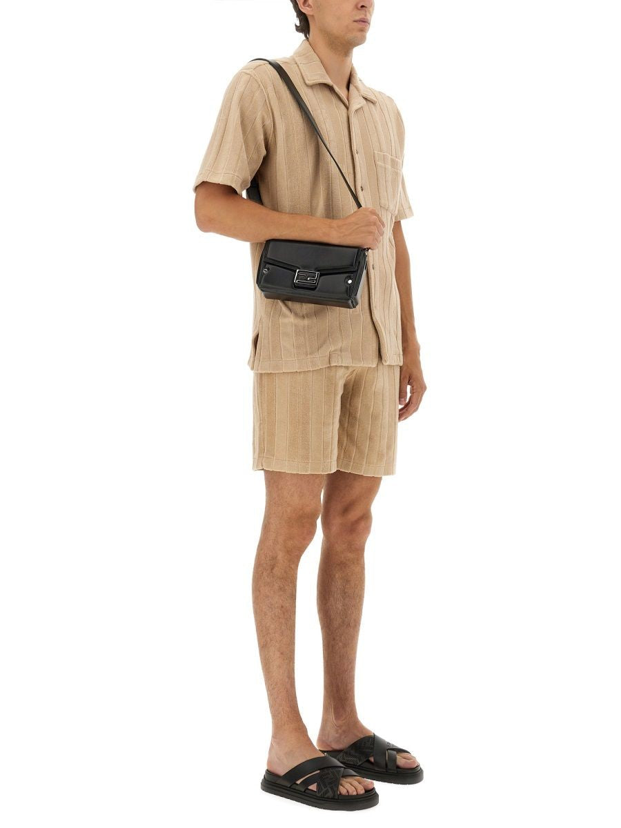 FENDI Cotton Button-Up Shirt for Men - Classic Fit