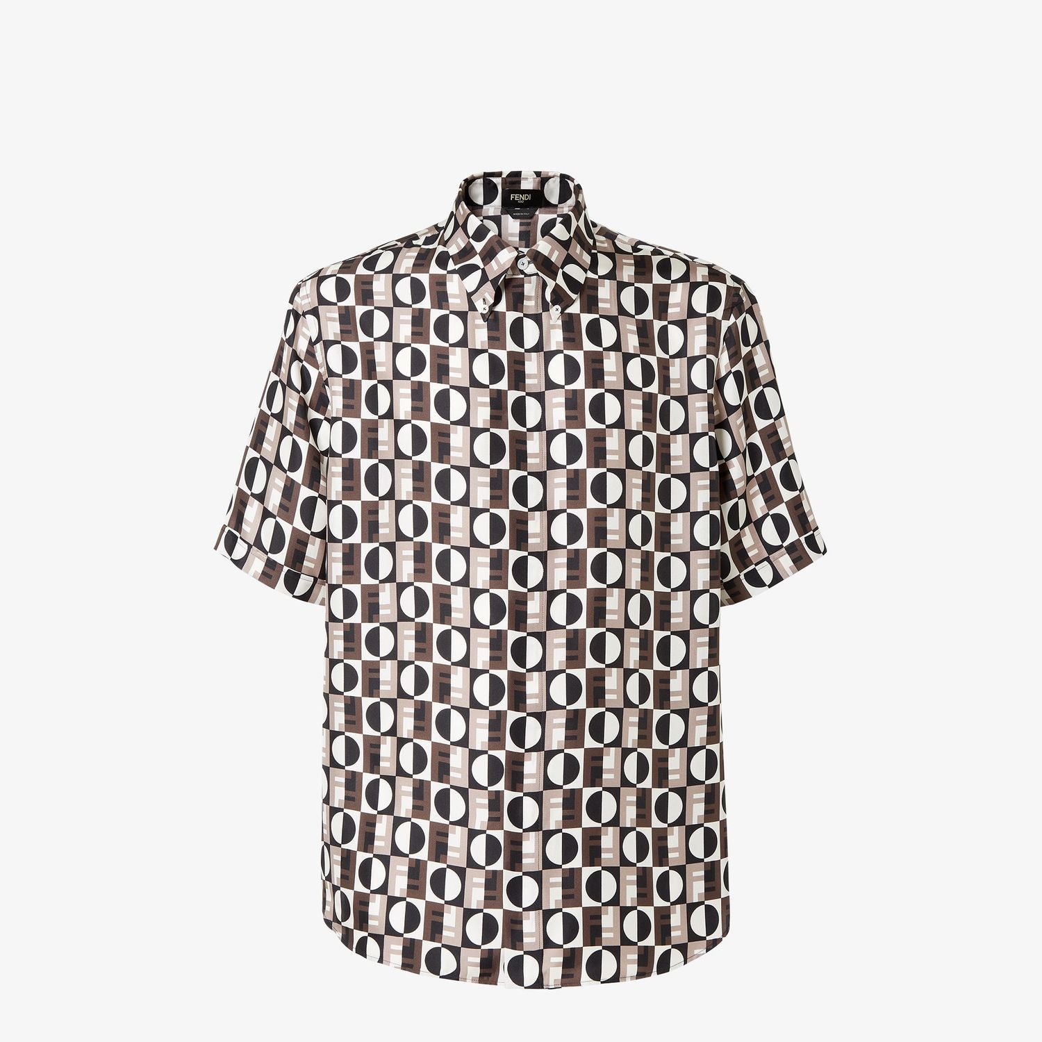 FENDI Men's Printed Silk Shirt - FW25 Collection