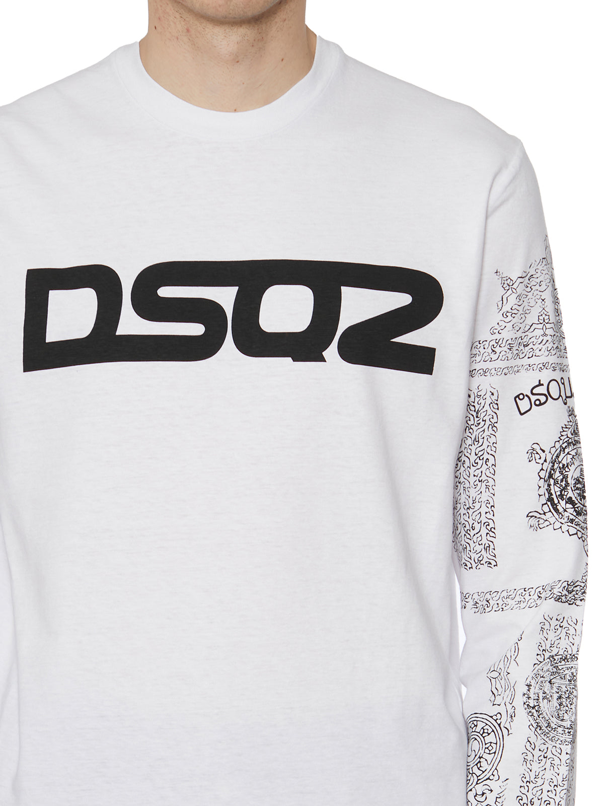 DSQUARED2 Men's Crew Neck Printed T-Shirt - Size M