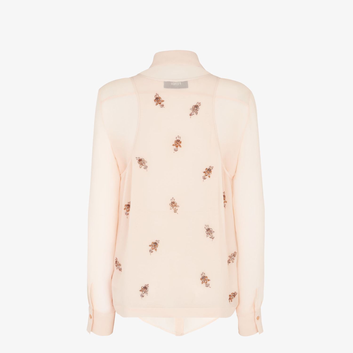 FENDI Silk Georgette Mini Top