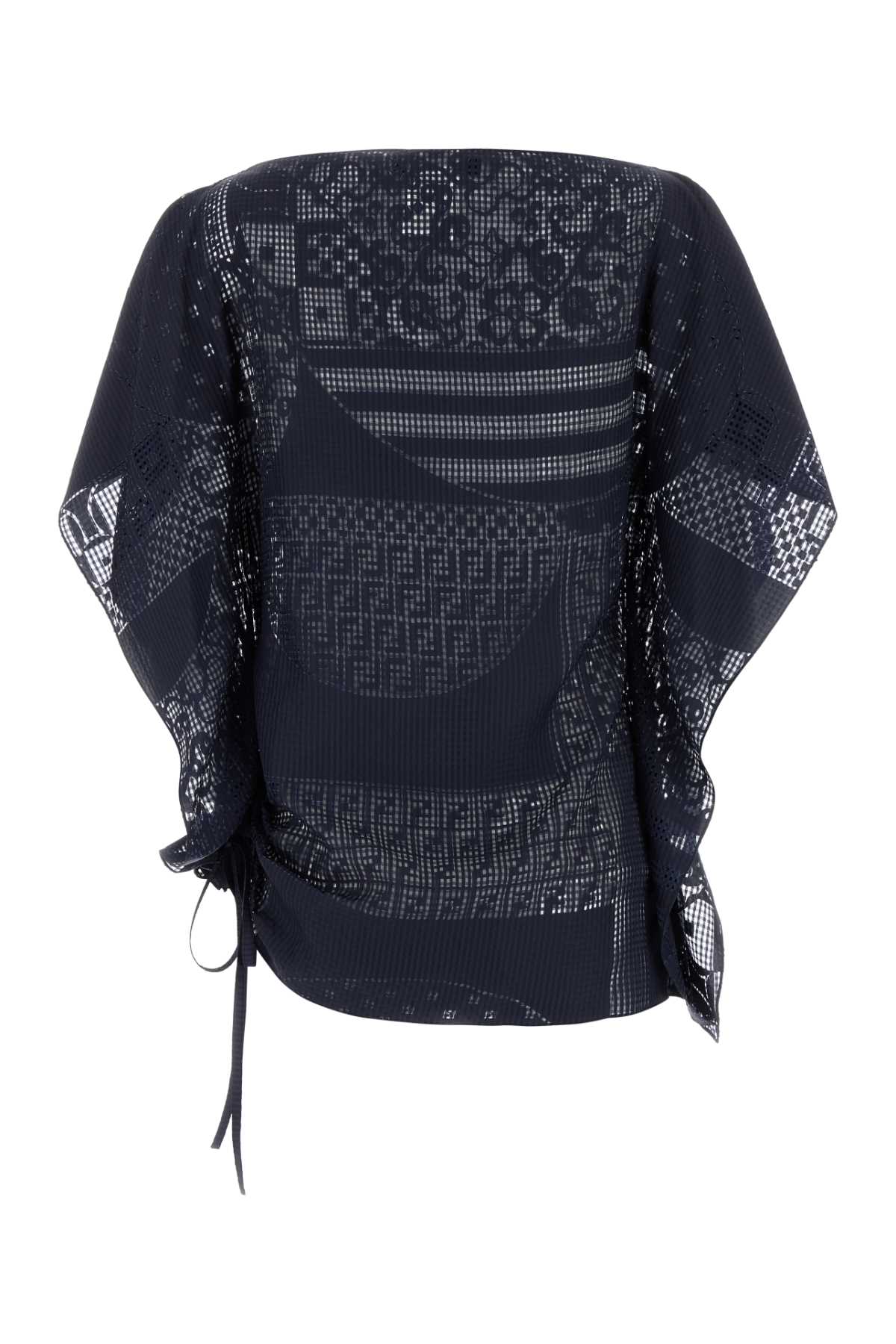 FENDI Viscose Blend Patchwork Top for Women