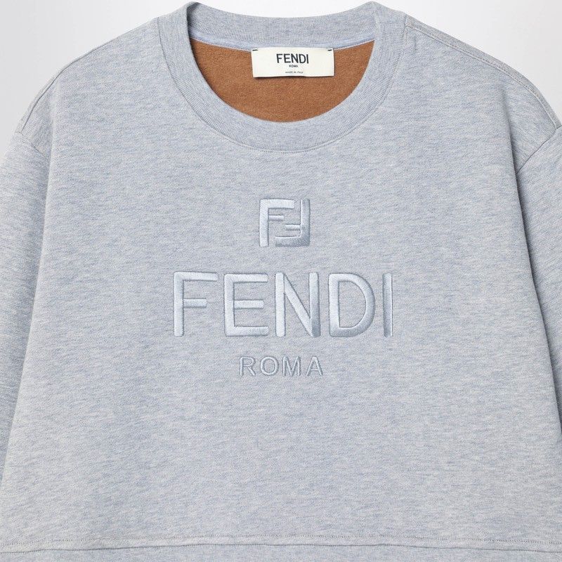 FENDI Mini Cropped Crewneck Sweatshirt