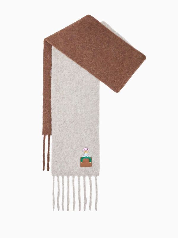 LOEWE Wool-Alpaca Scarf - 23 x 176 cm