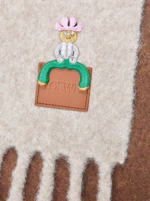 LOEWE Wool-Alpaca Scarf - 23 x 176 cm