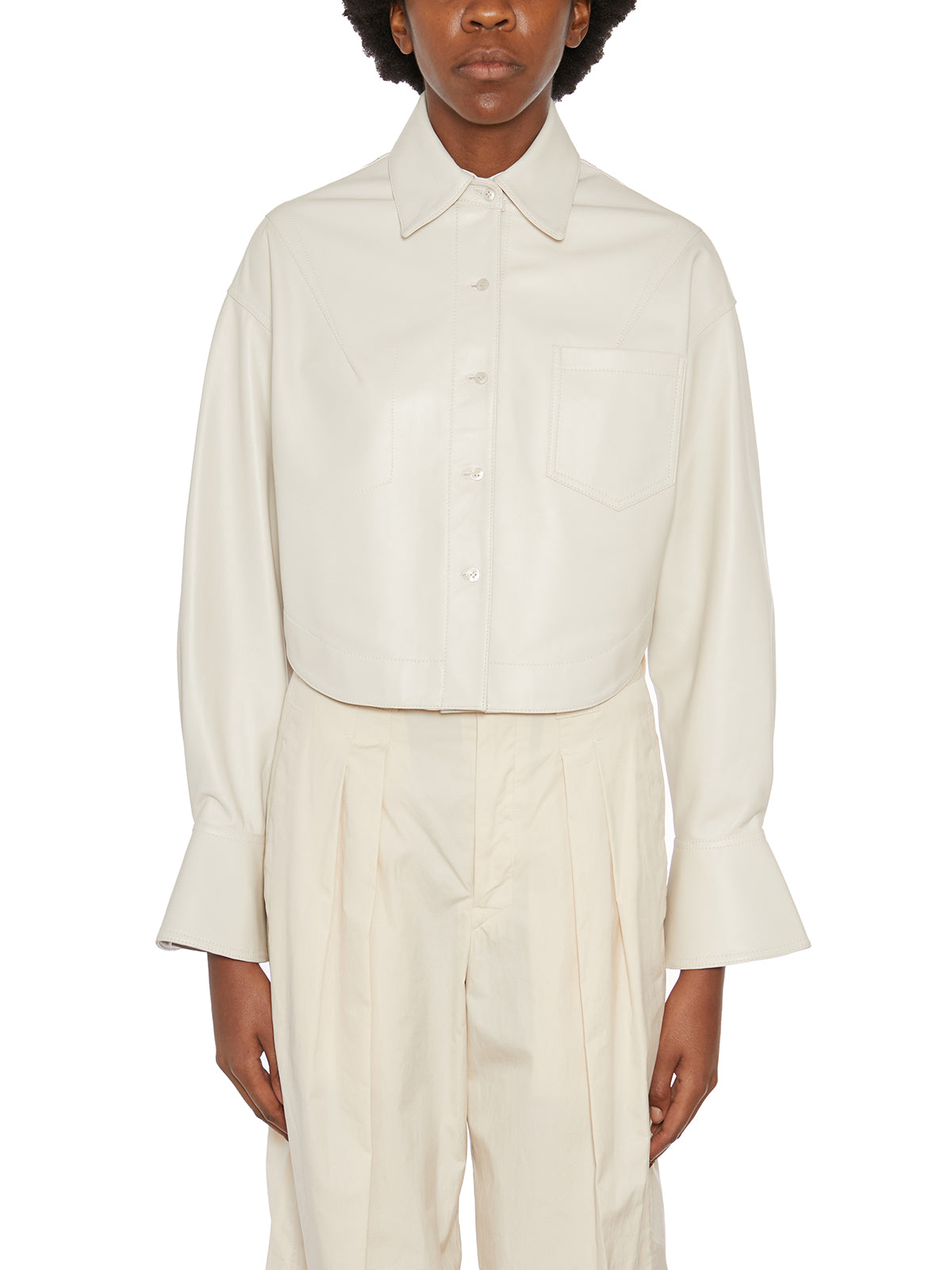 SWORD Mini Stylish Leather Jacket Size 40