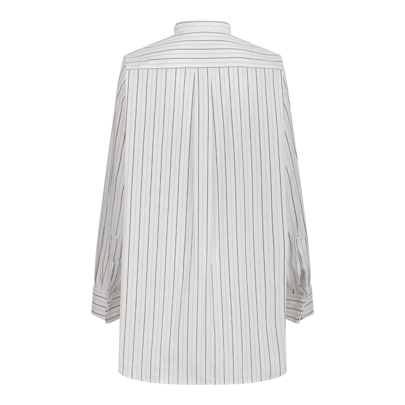 AMI PARIS Oversized Pleated Plastron Shirt for Women