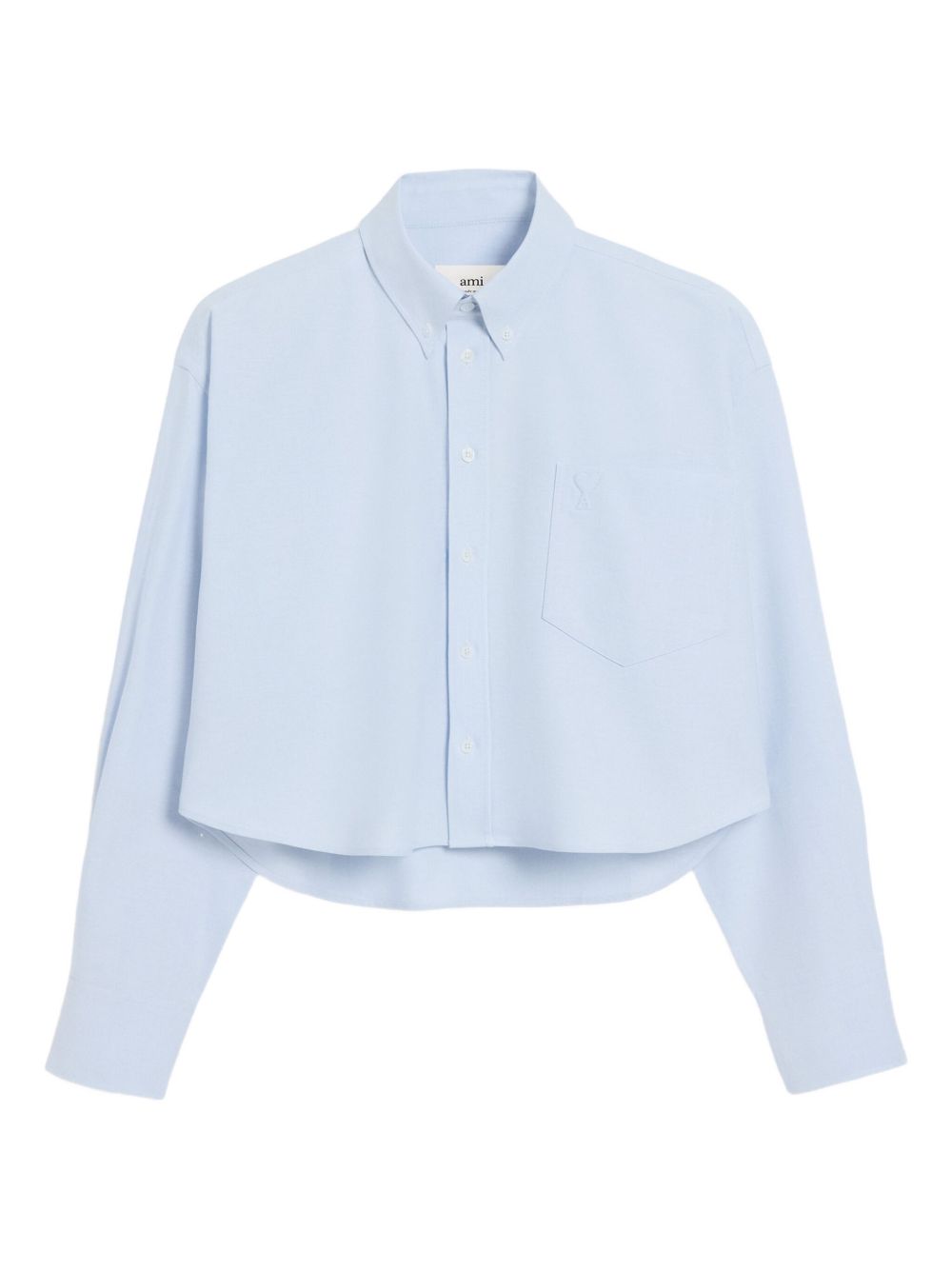 AMI PARIS Cotton Cropped Shirt for Women
