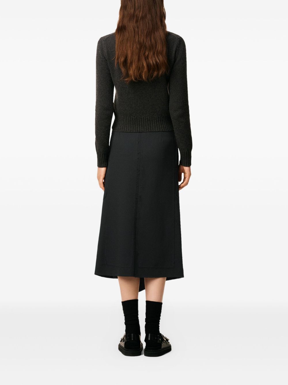 AMI PARIS Women's 100% Wool Skirt for FW25