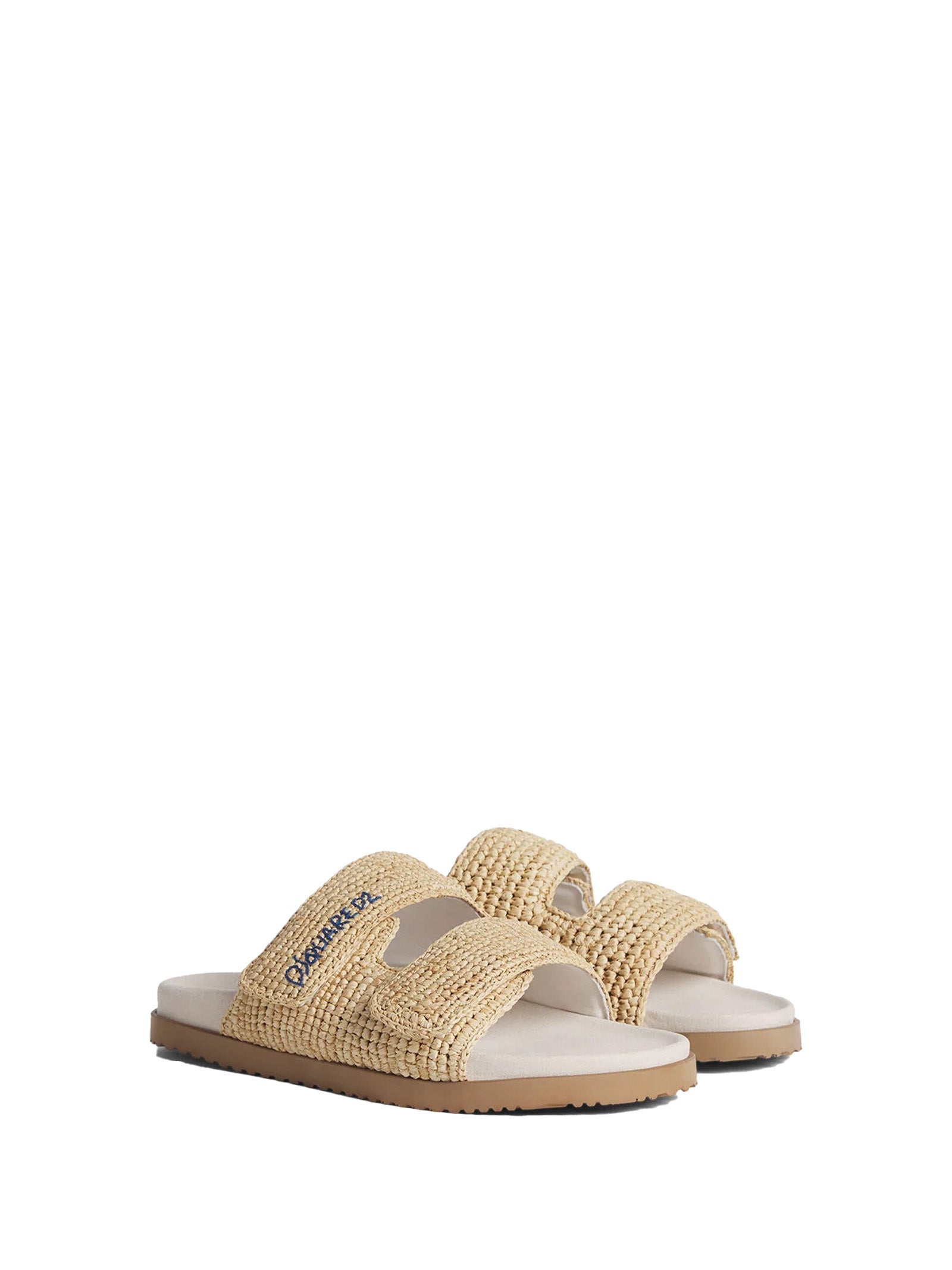 DSQUARED2 Natural Raffia Sandal for Men