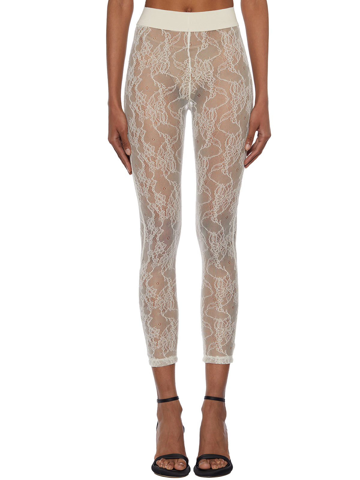 SANCTAMUERTE Lace Leggings - Women's Size Small