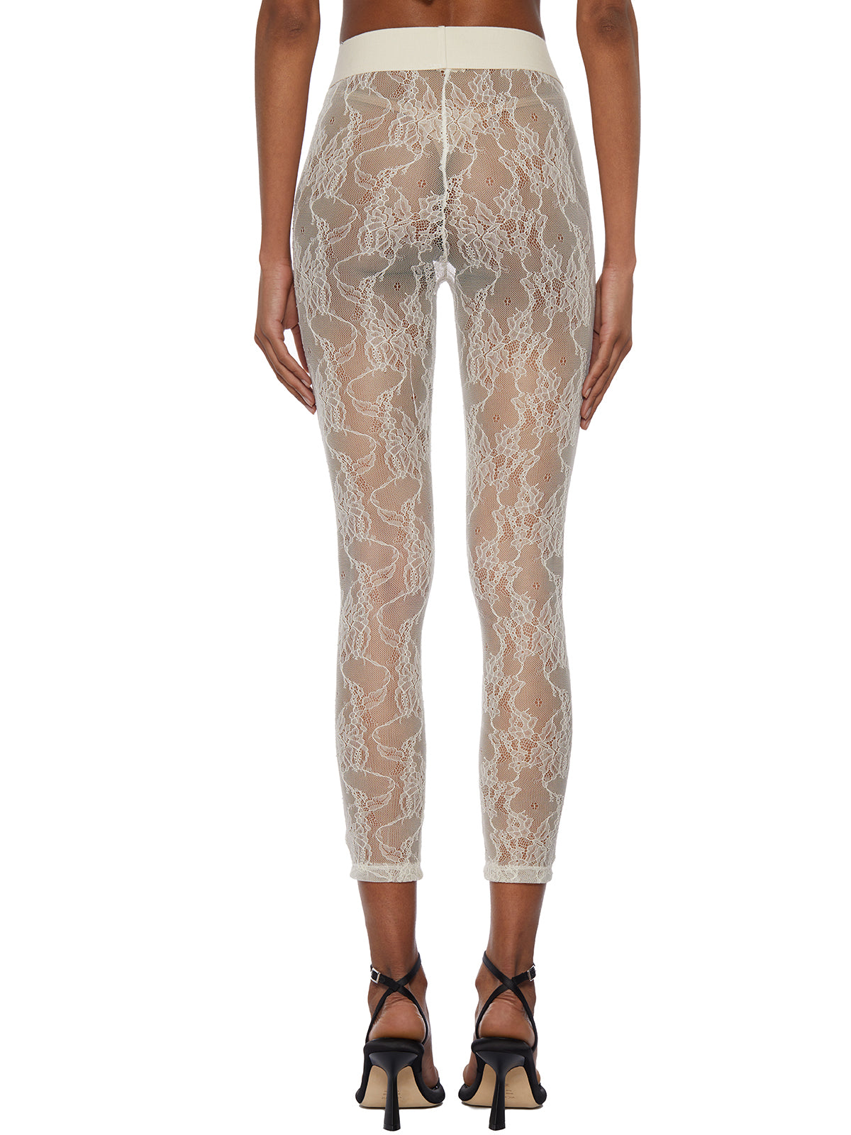 SANCTAMUERTE Lace Leggings - Women's Size Small