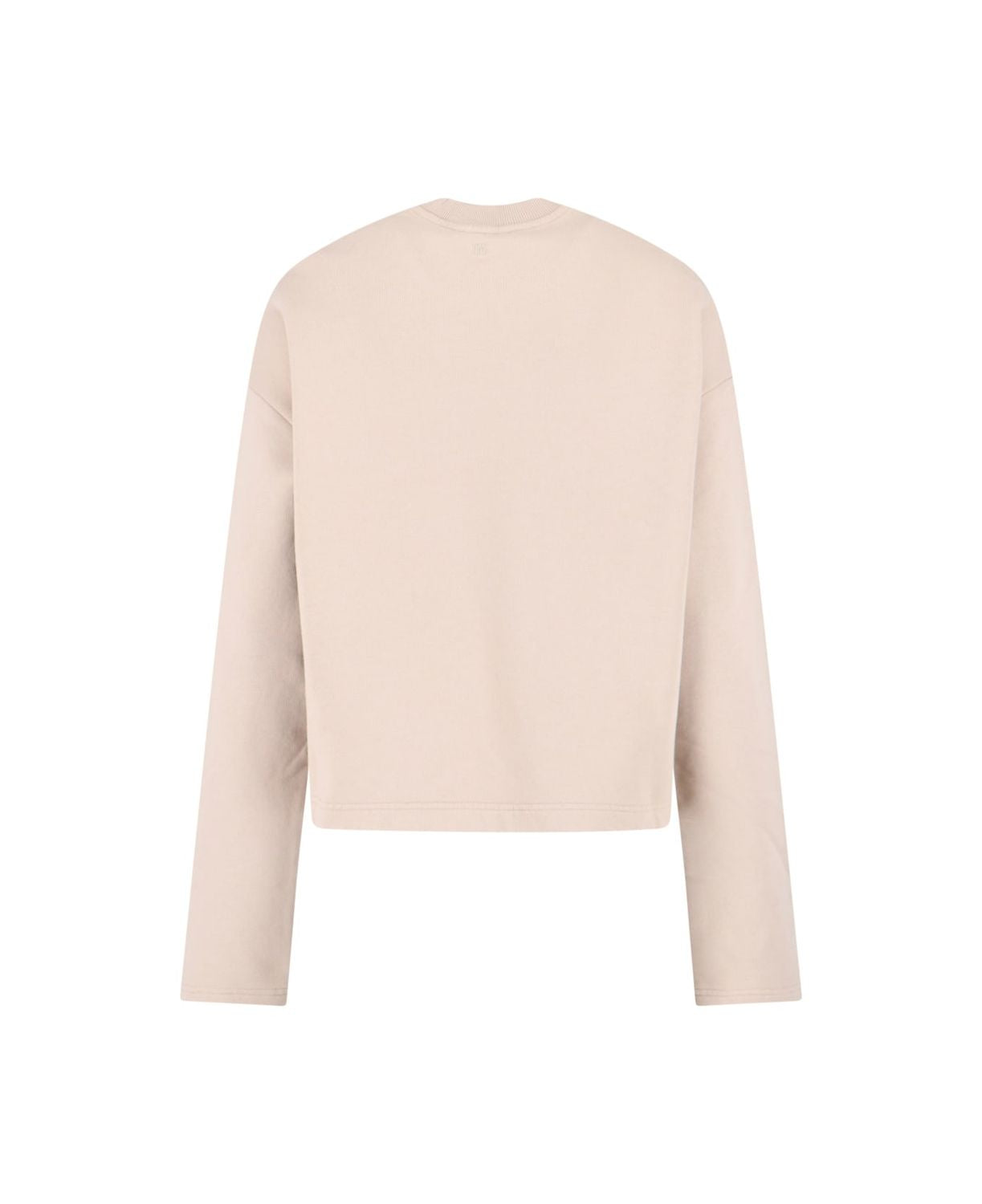 AMI PARIS Contrast Heart Crewneck Sweatshirt for Women