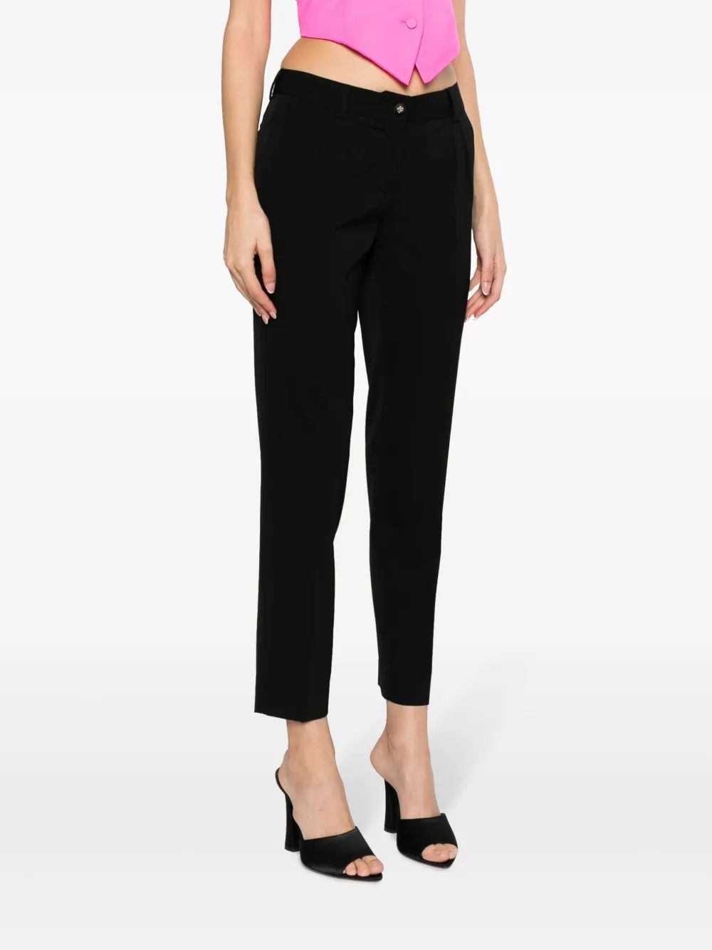 DOLCE & GABBANA Pleated Wool Blend Trousers for Women