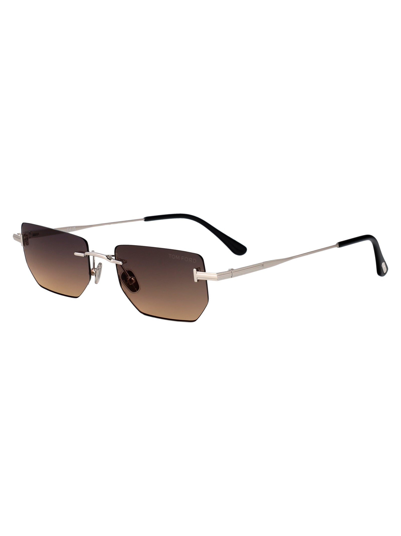 TOM FORD Gradient Metal Sunglasses