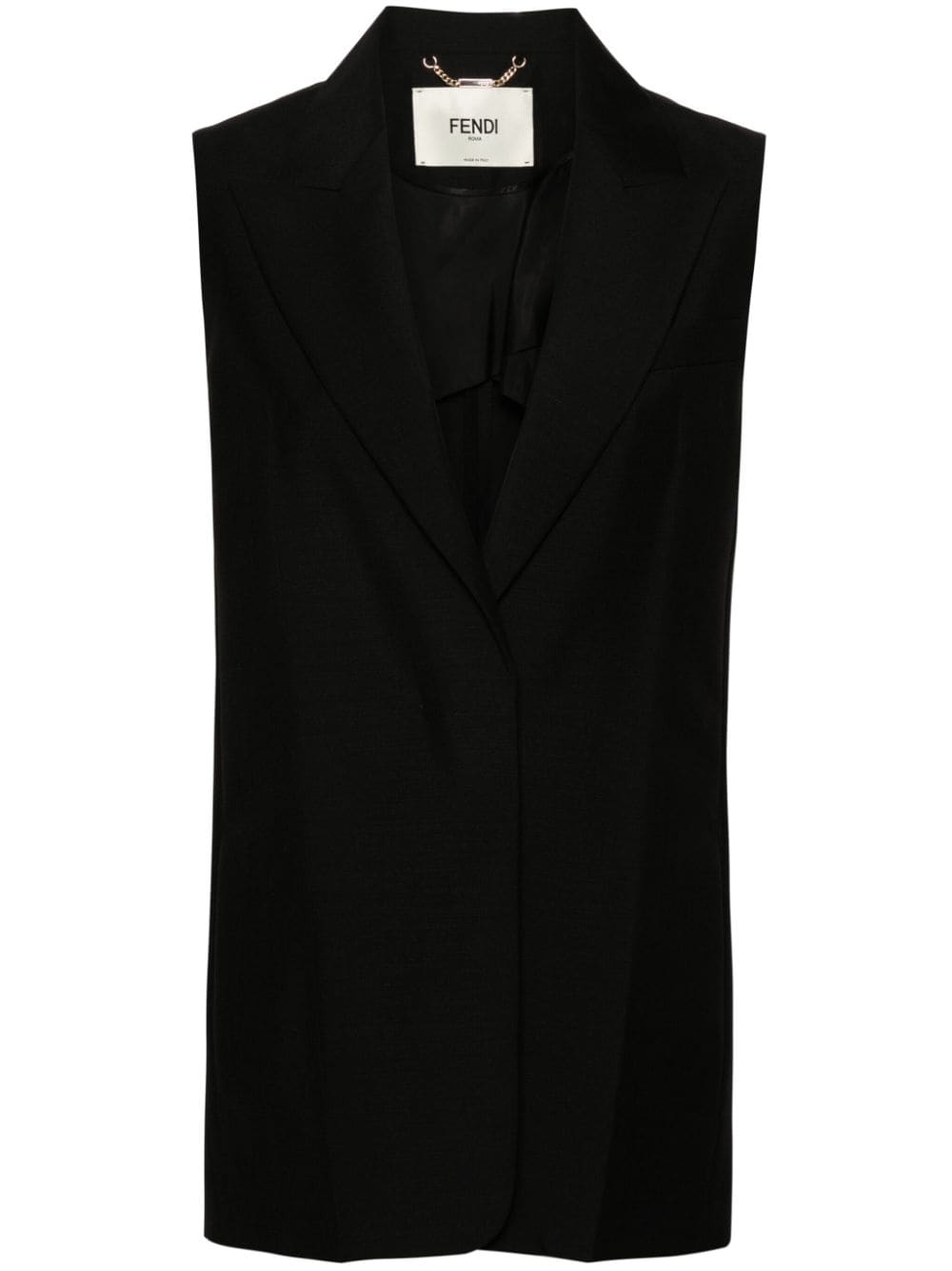FENDI Tailored Vest 44 IT - Elegance Redefined