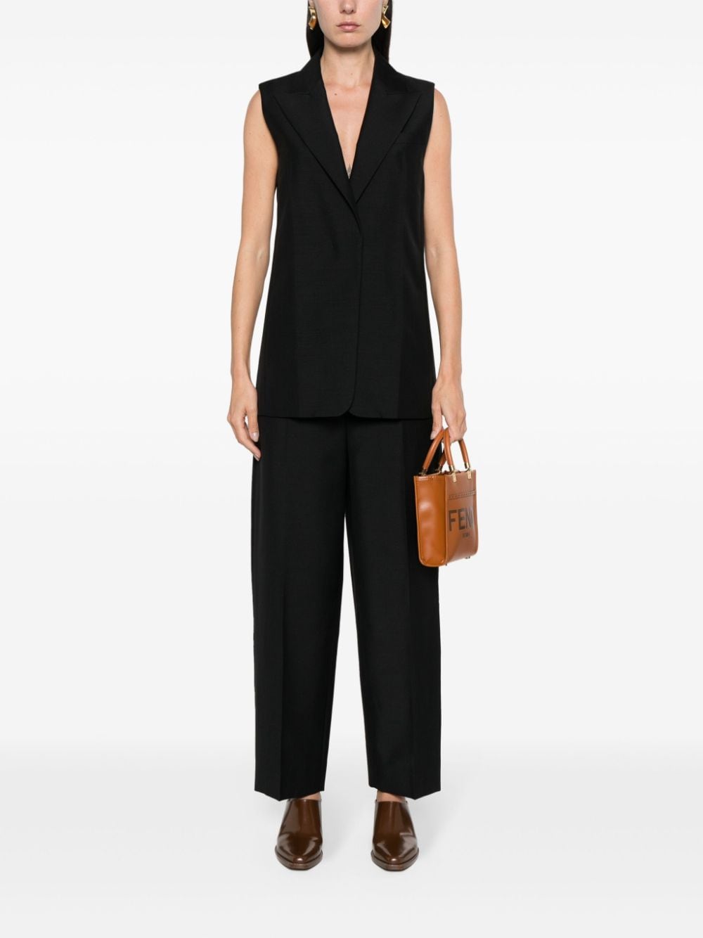 FENDI Tailored Vest 44 IT - Elegance Redefined