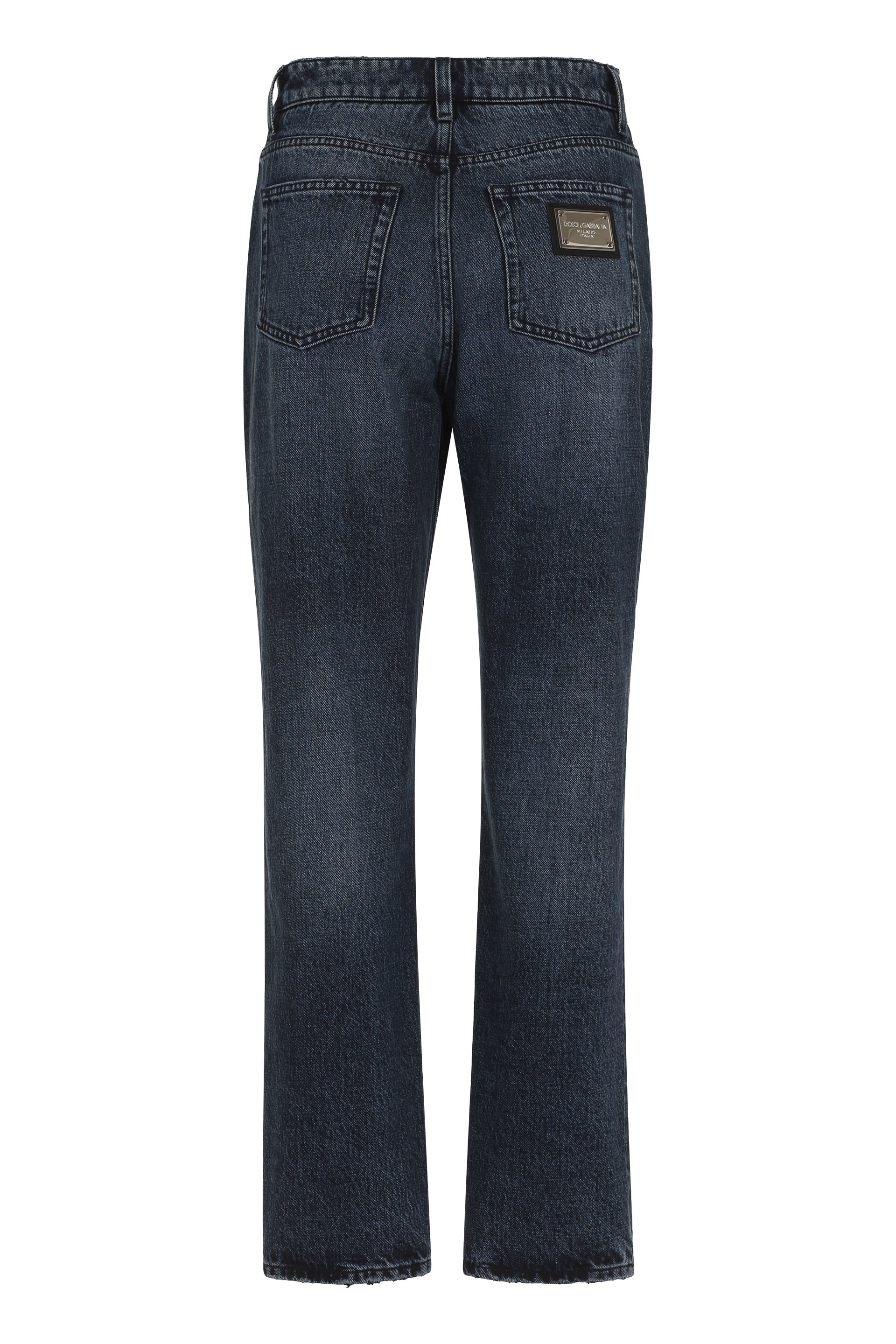 DOLCE & GABBANA Boyfriend Fit Denim Jeans for Women - Spring/Summer 2025