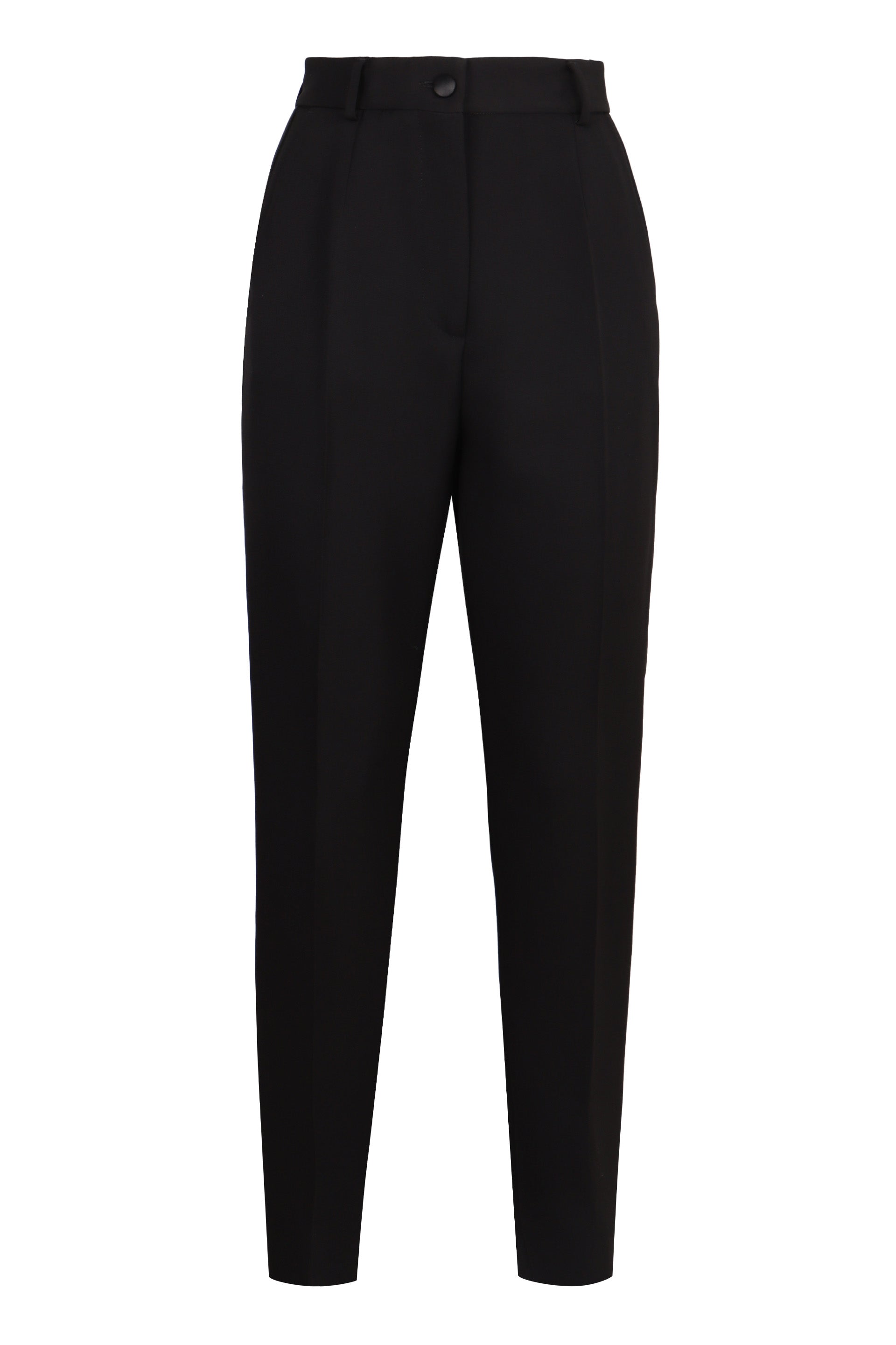 DOLCE & GABBANA Elegant Wool Blend Pants for Women - Fall 2024 Collection