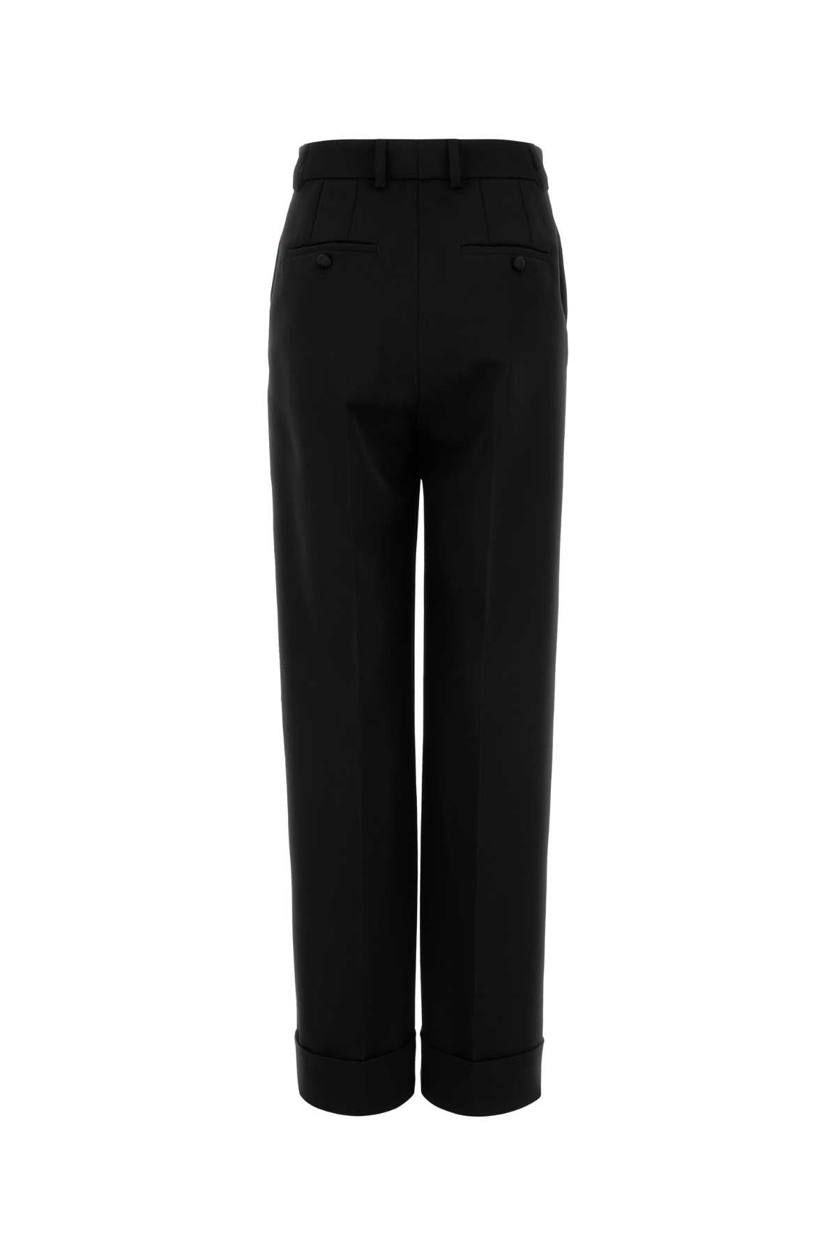 DOLCE & GABBANA Wool Pants for Women - SS25 Collection