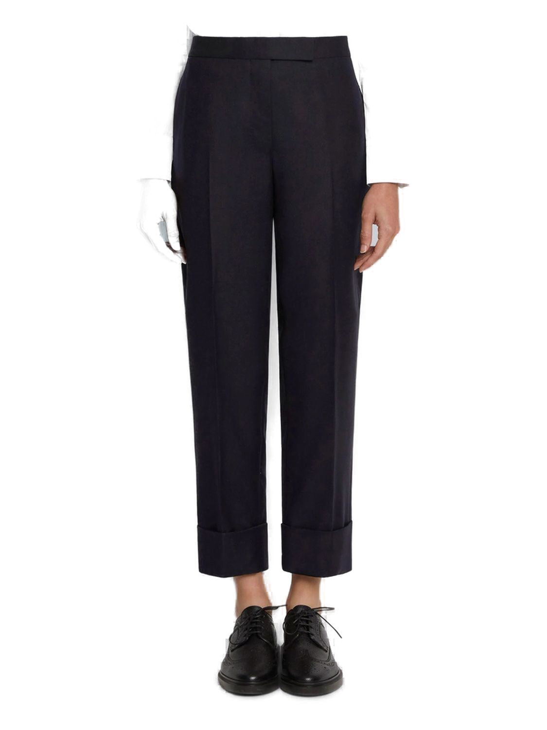 THOM BROWNE Women's Tailored Wool Trousers - FW25 Collection