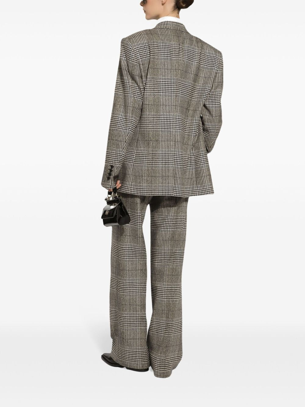 DOLCE & GABBANA Tartan Check Trousers for Women - Size S8100