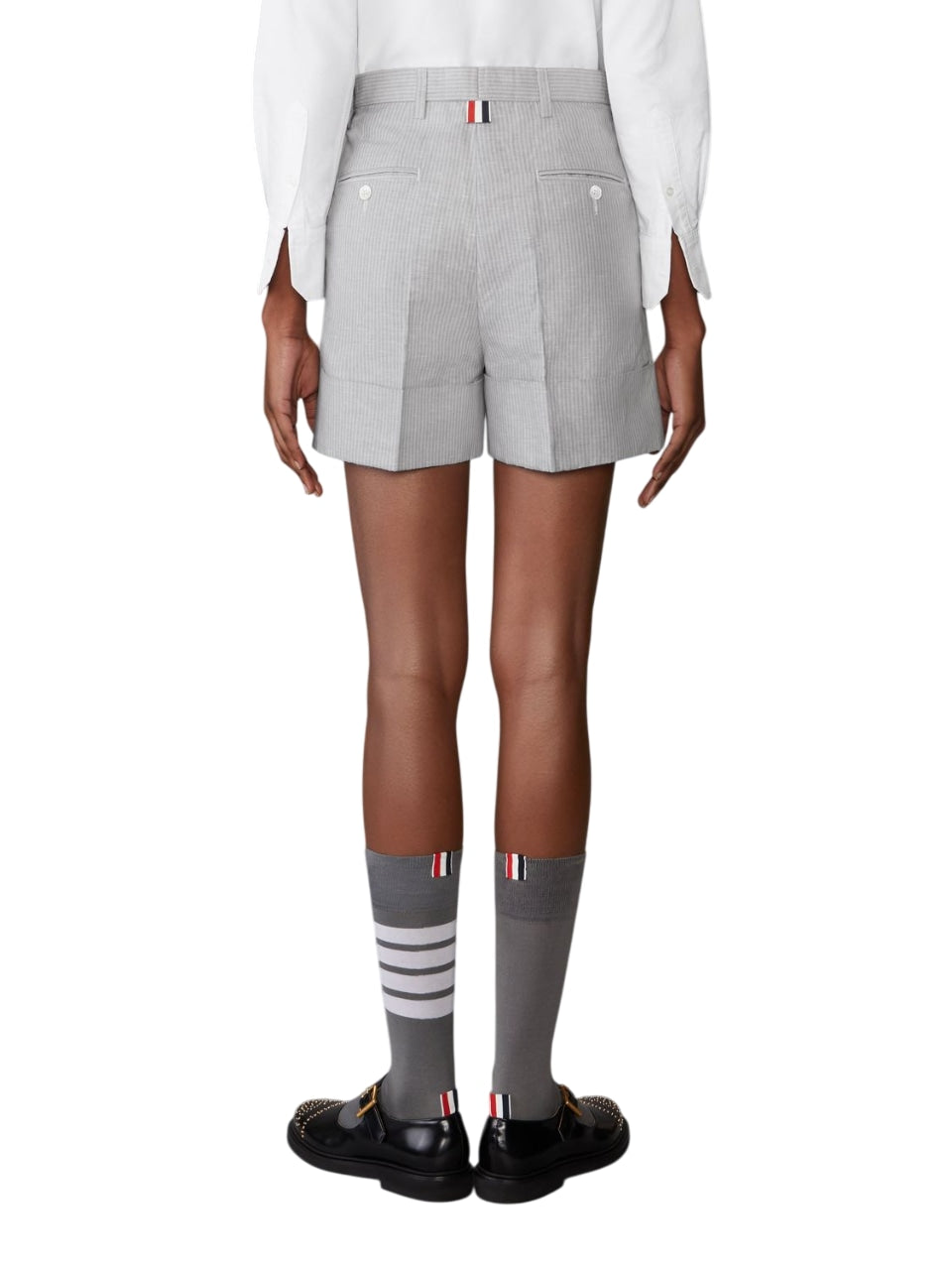 THOM BROWNE Elegant Sack Shorts for Women