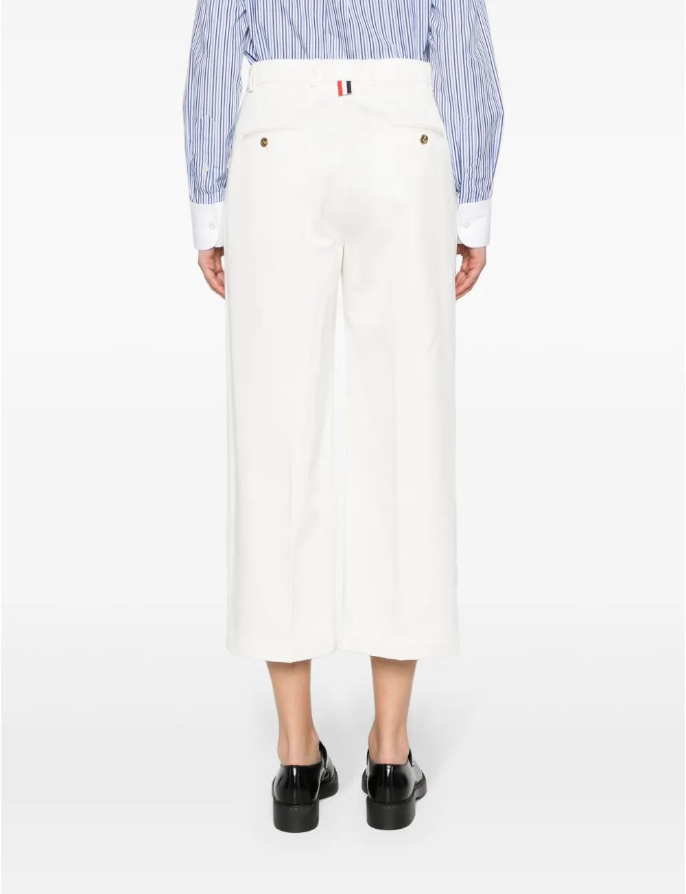 THOM BROWNE Relaxed Fit Pleated Trouser