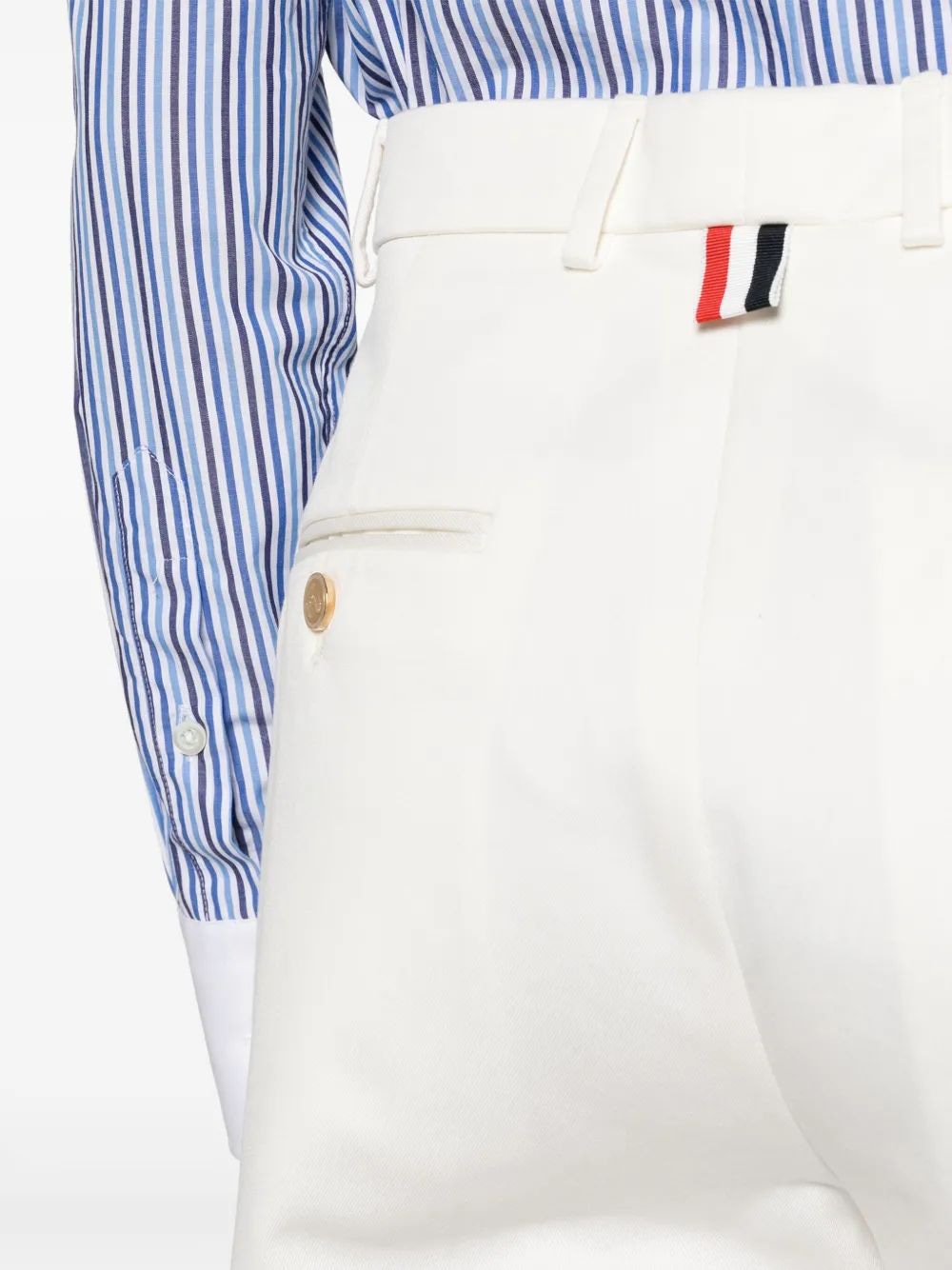 THOM BROWNE Relaxed Fit Pleated Trouser