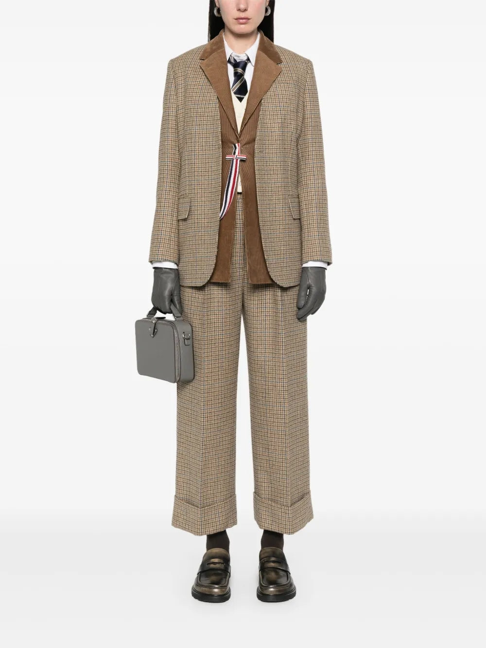 THOM BROWNE Wool Trousers for Women - FW25 Edition