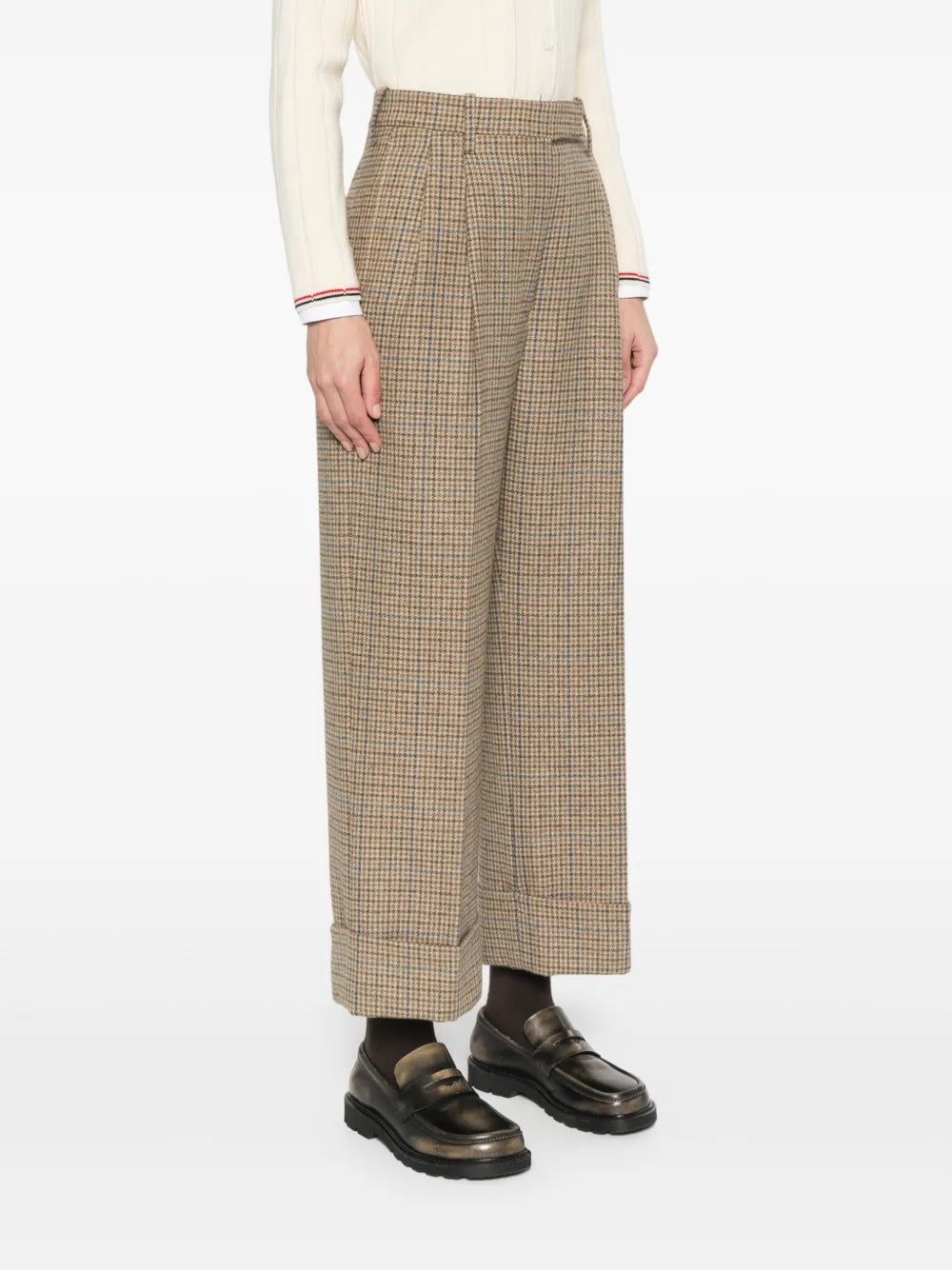 THOM BROWNE Wool Trousers for Women - FW25 Edition