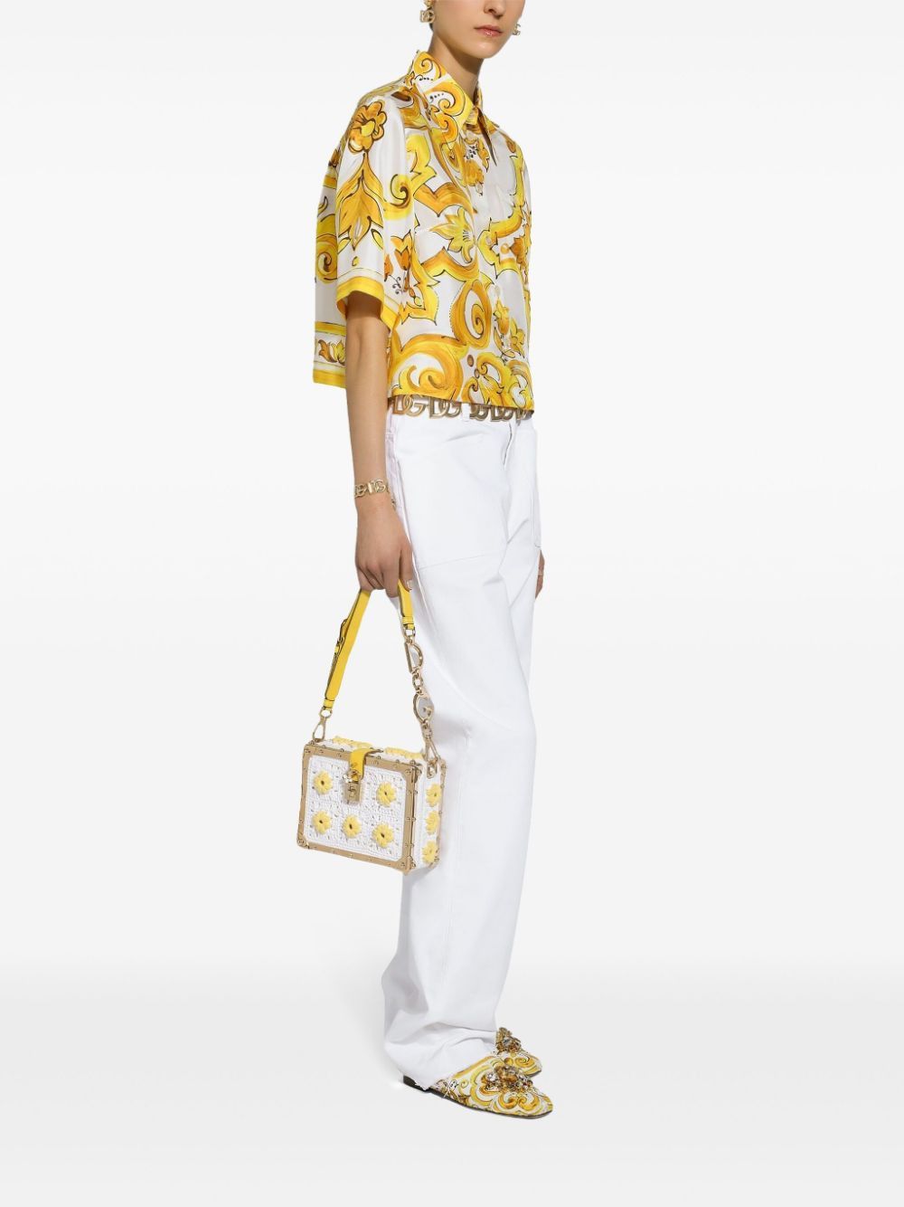 DOLCE & GABBANA Stylish Women's Pants for FW24