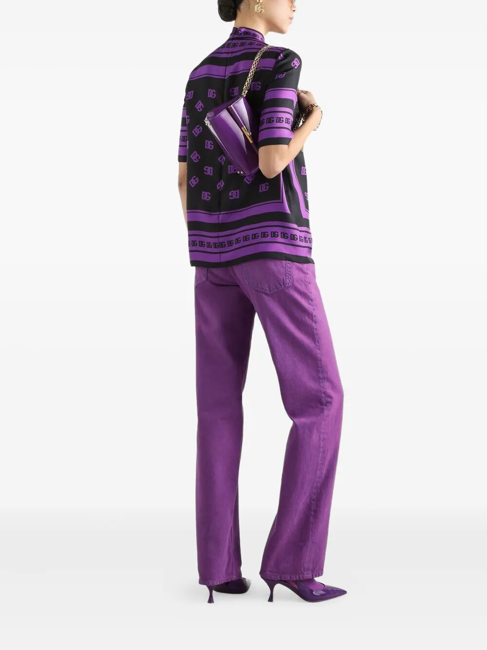 DOLCE & GABBANA Five-Pocket Straight Leg Jeans for Women