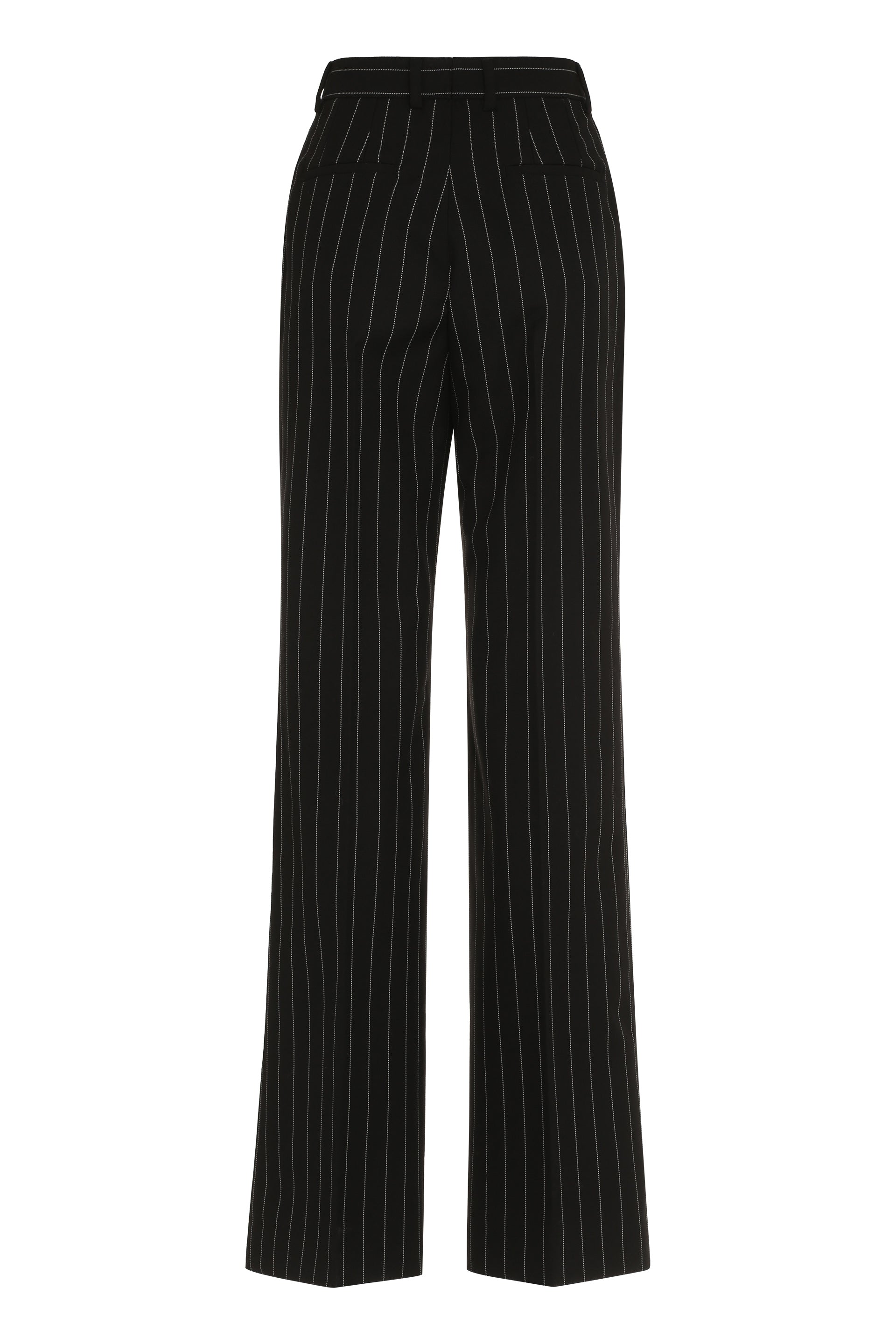 DOLCE & GABBANA Pin-Striped Wool Trousers for Women