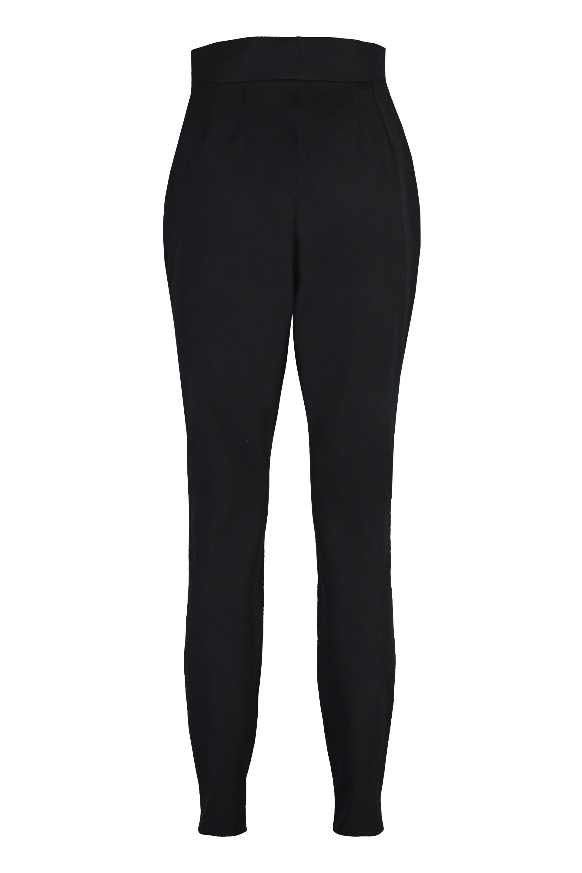 DOLCE & GABBANA Cotton Trousers with Elastane for Women - Fall/Winter 2023